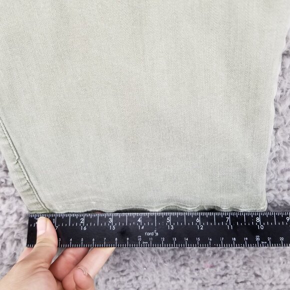 Lane Bryant Jeans Womens 28 Green High Rise Boyfriend Stretch *Read* - Picture 8 of 15